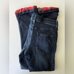 Cat & Jack plaid-lined jeans